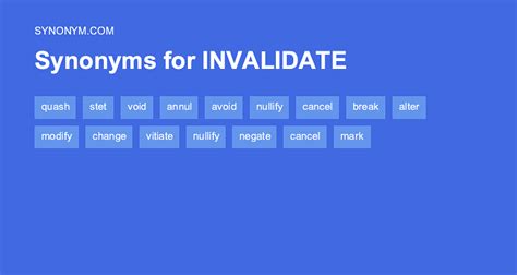 invalidate synonym|another way to say invalid.